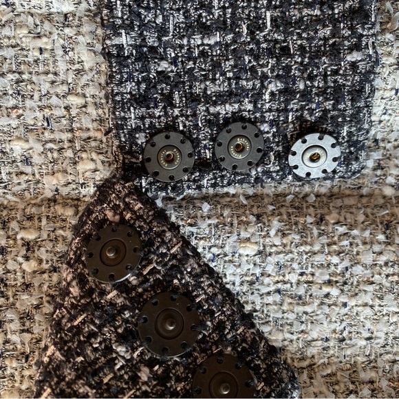 Proenza Schouler Made in Italy belted boucle mini tweed dress US2/4 MSRP $1950 - Picture 4 of 6